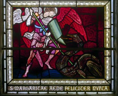 St Michael Slaying The Dragon by Edward Burne Jones